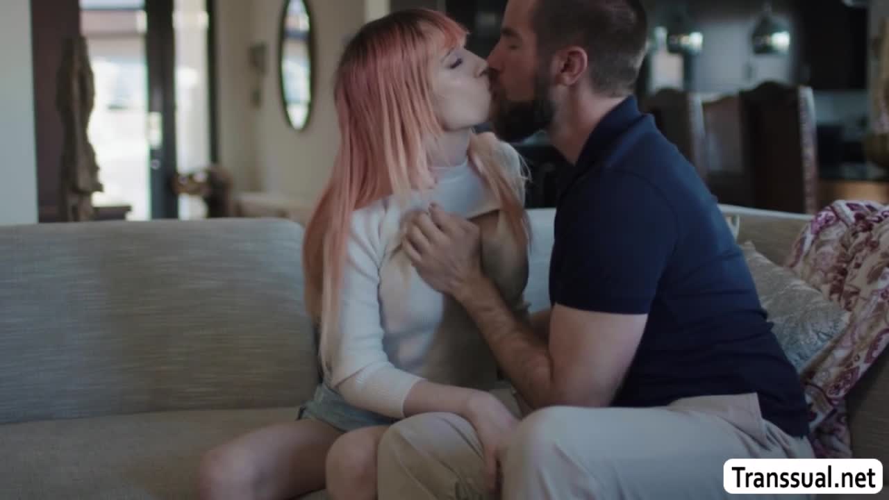 Bearded dude helps his TS stepdaughter to be fresh from work